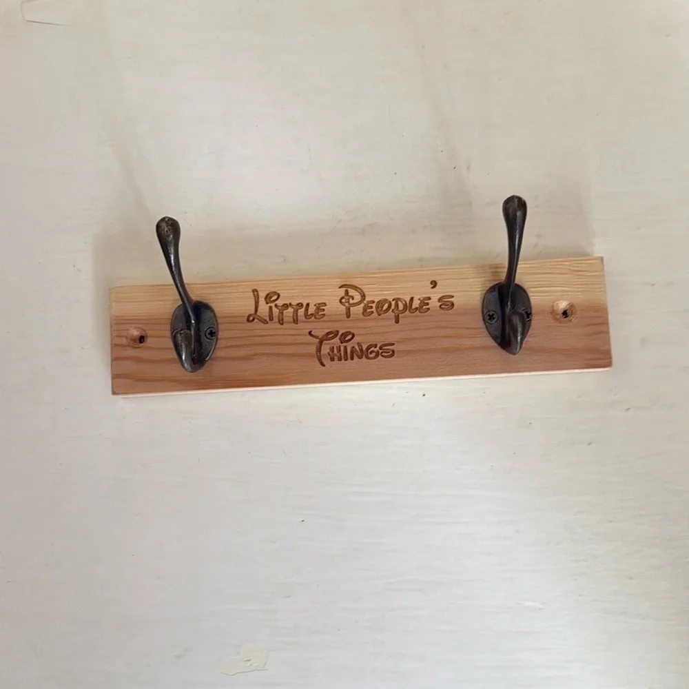 Little People's Things Wooden Wall Hook